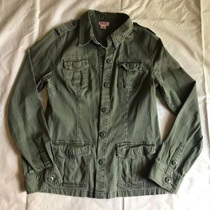 Mossimo Supply Co. Olive Green Jacket Large